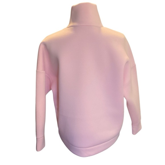 Project Runway Cameo Pink Oversized Thick Mock Neck Sweatshirt, Size XS NWT - Picture 8 of 9